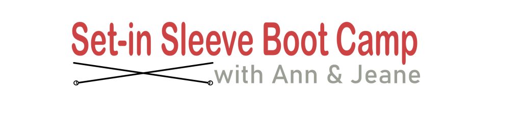 Set-in Sleeve Boot Camp with Ann & Jeane